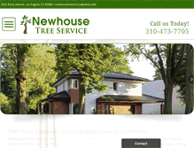 Tablet Screenshot of newhousetreeservice.com